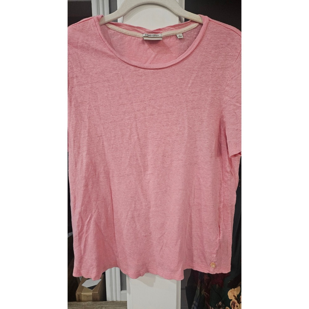 Scotch & Soda Amsterdam Summer Edition Pink Short Sleeve Crew Neck Tee Small